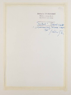Antonín Gribovský (1933-1989)