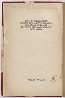 Různí autoři Josef Váchal (1884-1969)