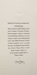 Jan Konůpek (1883-1950) Antonín Tvrdý (1888-1961)