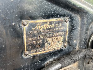1938 LINCOLN ZEPHYR