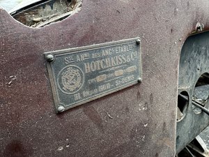 1926 HOTCHKISS AM2 ROLLING CHASSIS