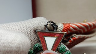 Vojenský záslužný kříž se ZELENOU válečnou dekorací