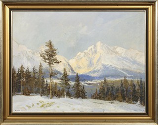 Dobeš Ludvík (1914 - 1979) - Horská zimní krajina