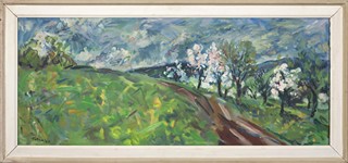 Strnad Petr (1935 - 2020) - Cesta mezi rozkvetlými stromy