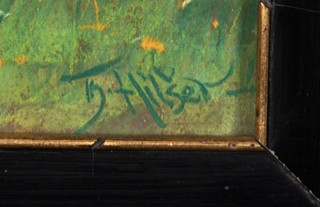 Hilšer Theodor (1866 - 1930) - Akt v krajině
