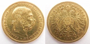 Zlatá mince: 10 Koruna FJI 1905