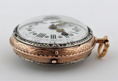 Zlaté skeletové kapesní hodinky