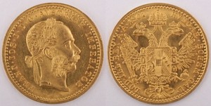 Zlatá mince: Dukát FJI 1901