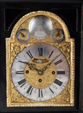 Barokní stolní hodiny - Johann Michael Bergauer Wienn