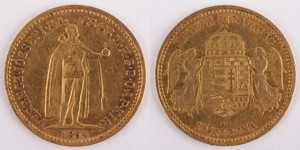 Zlatá mince: 10 Koruna 1894