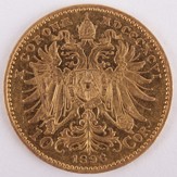 Zlatá mince: 10 Koruna FJI 1896