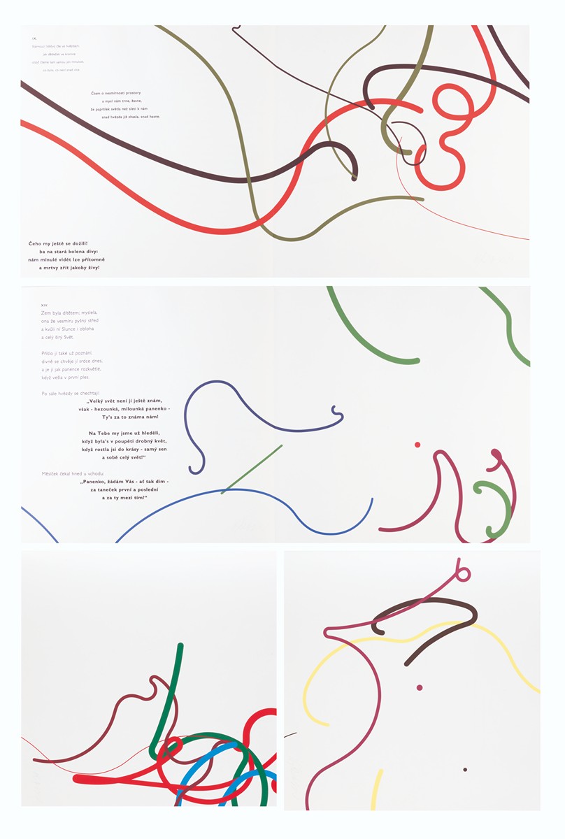 Sýkora Zdeněk 1920–2011 - Písně kosmické, Jan Neruda, 7 ks, 1999