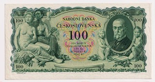 100 KORUN ČESKOSLOVENSKÝCH