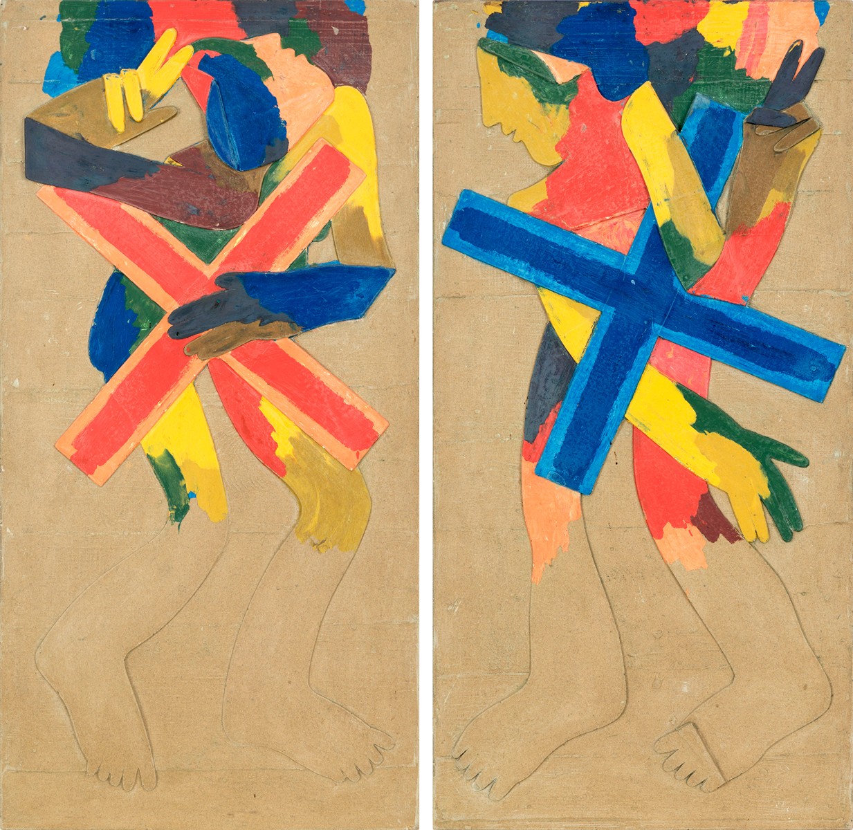 Jozef Jankovič - Každý má svoj kríž - diptych