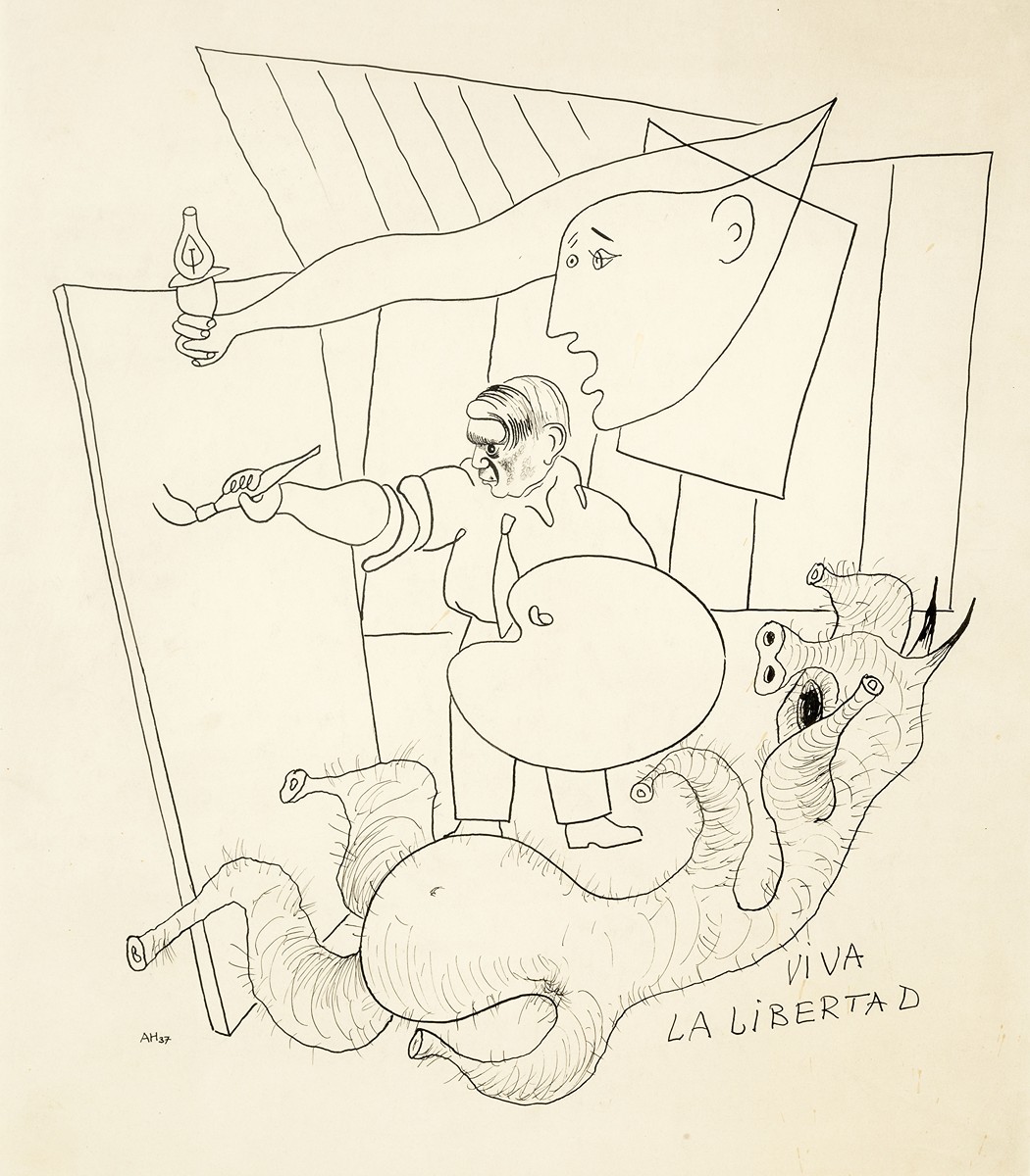 Adolf Hoffmeister - Pablo Picasso maluje Guerniku