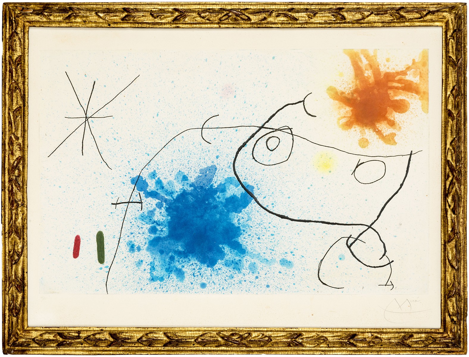 Joan Miró - Dívka před mořem (Niňa frente al mar)“