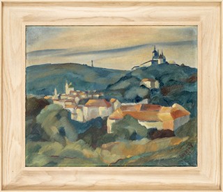 Jindřich Štyrský - Hradčany a Malá Strana od vily dr. Kramáře