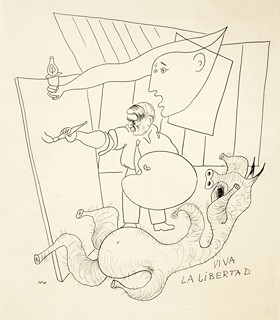 Adolf Hoffmeister - Pablo Picasso maluje Guerniku