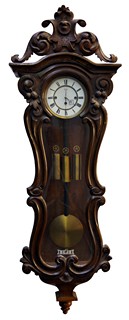 Historizující nástěnné kyvadlové hodiny