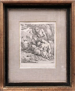 Odpočívající faunova rodina, Josef Bergler