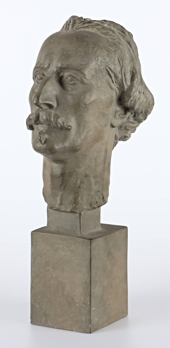 Otakar Španiel (1881 - 1955) - busta Josefa Mánesa z Waldesovy sbírky