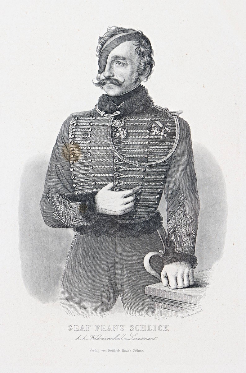 Josef Rybička (1817 - 1872) - Hrabě Franz Schlick