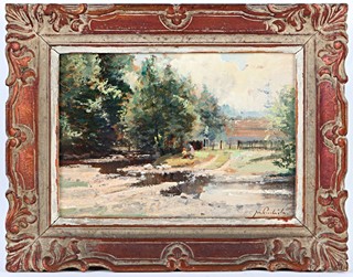 Josef Procházka (1909 - 1984) - Husopasky u potoka
