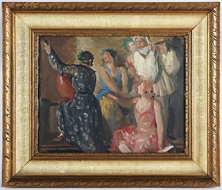 Jakub Obrovský (1882 - 1949) - Domácí maškaráda