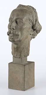 Otakar Španiel (1881 - 1955) - busta Josefa Mánesa z Waldesovy sbírky