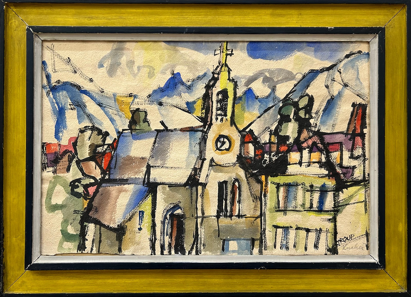 Miloslav Troup (1917 - 1993) - Horské město