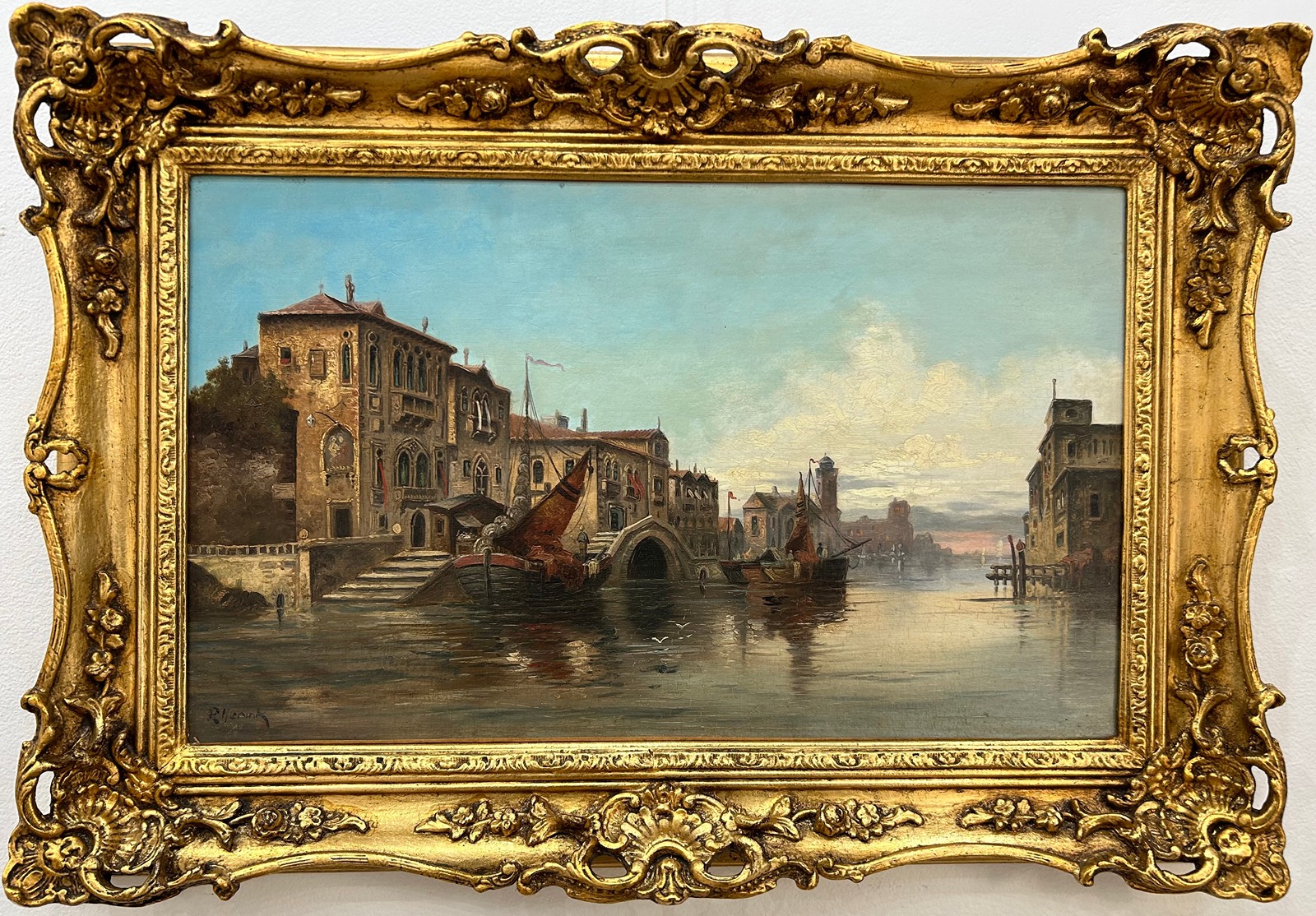 Karl Kaufmann (1843 - 1902) - Grand kanál v Benátkách
