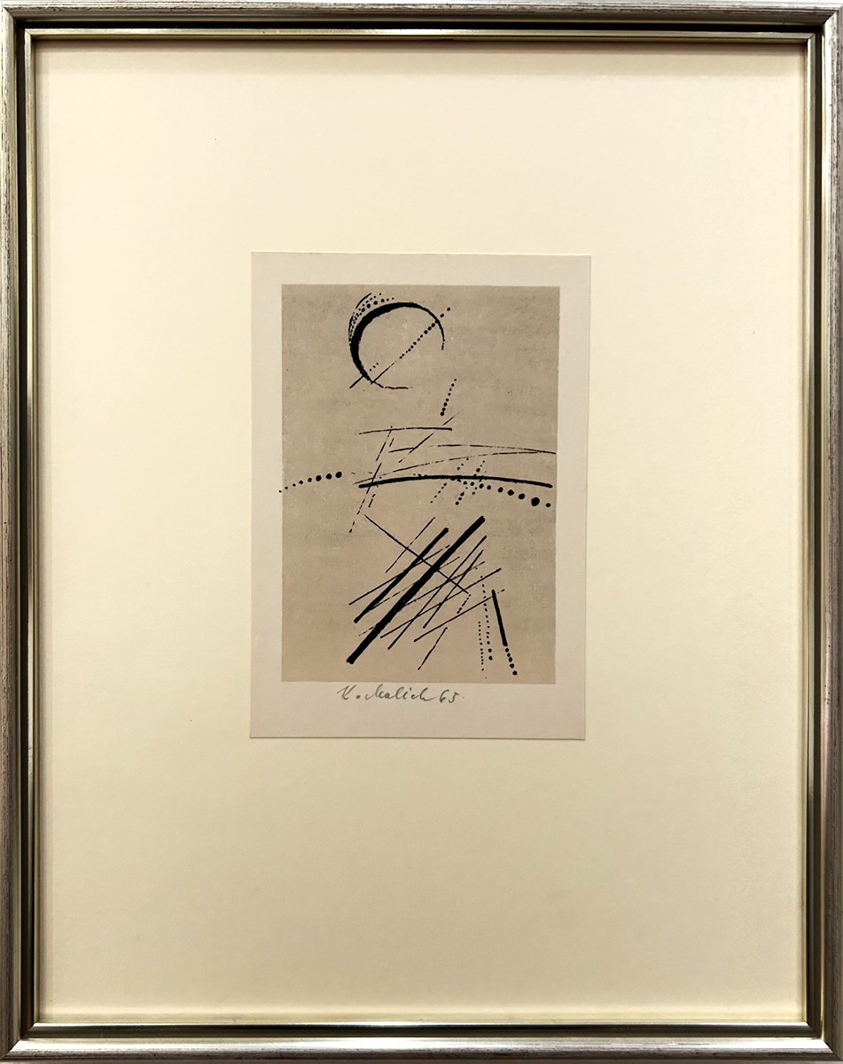 Karel Malich (1924 - 2019) - Kompozice 1965 | autorská litografie