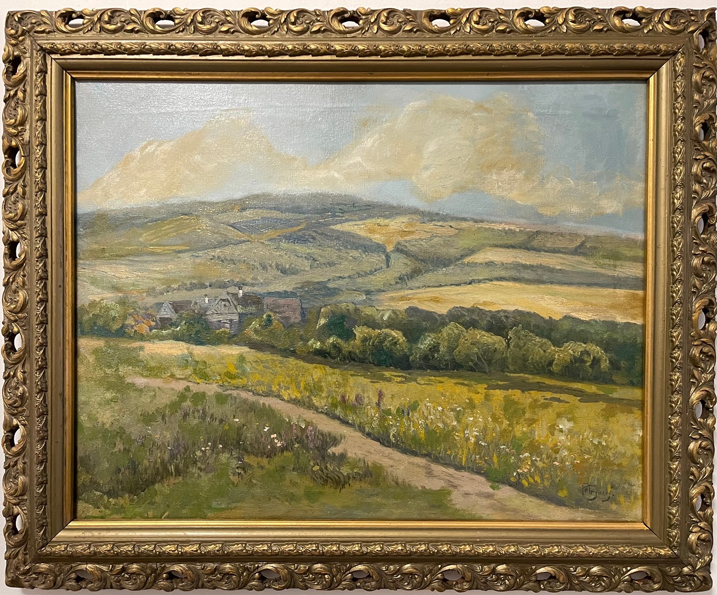 Petr Jaroš (1859 - 1929) - Letní krajina na Chodsku