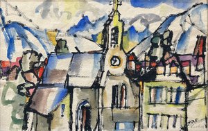 Miloslav Troup (1917 - 1993) - Horské město