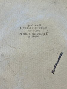 Arnošt Folprecht (1902 - 1977) - Ulička u Týnského chrámu