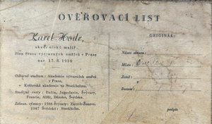 Karel Hodr (1910 - 2002) - Ulice V kopečku u velkého náměstí