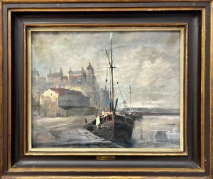 Karel Hodr (1910 - 2002) - Stockholmský přístav