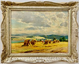 František Daněk Sedláček (1892 - 1974) - O žních na Vysočině