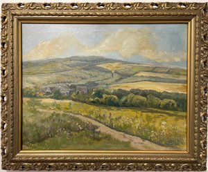 Petr Jaroš (1859 - 1929) - Letní krajina na Chodsku