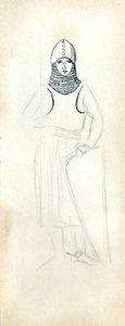 Mikoláš Aleš (1852 - 1913) - Studie rytíře