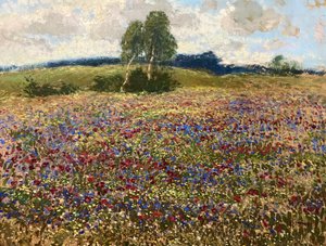 Karel Langer (1878 - 1947) - Léto s vlčími máky