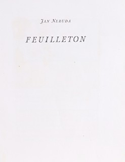Kamil Lhoták - Jan Neruda - Feuilleton
