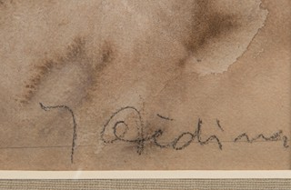 Jan Dědina (1870 - 1955) - Dáma s kloboukem