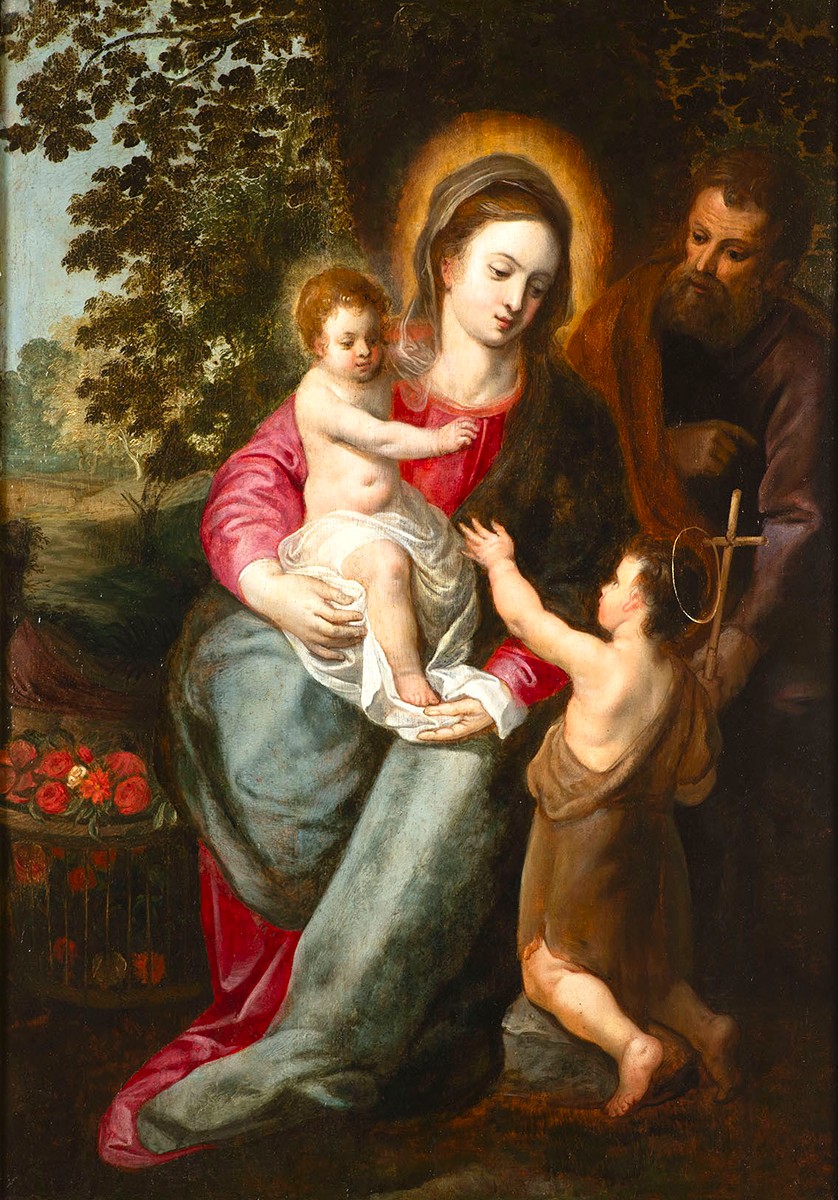 Hendrick van Balen (c. 1573-1632)
Mary with Child, St John the Baptist as Child and St Joseph