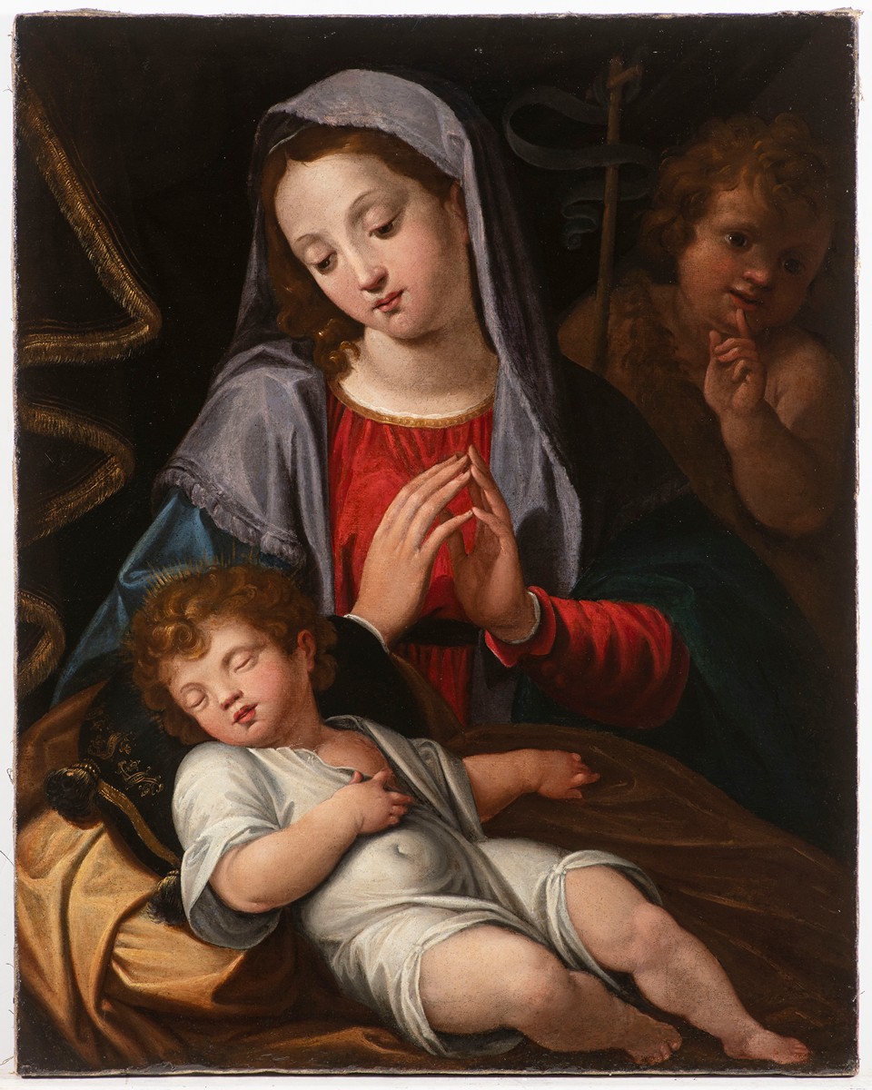Bernardino Cesari (1571–1622)
The Madonna and Sleeping Child with Infant Saint John