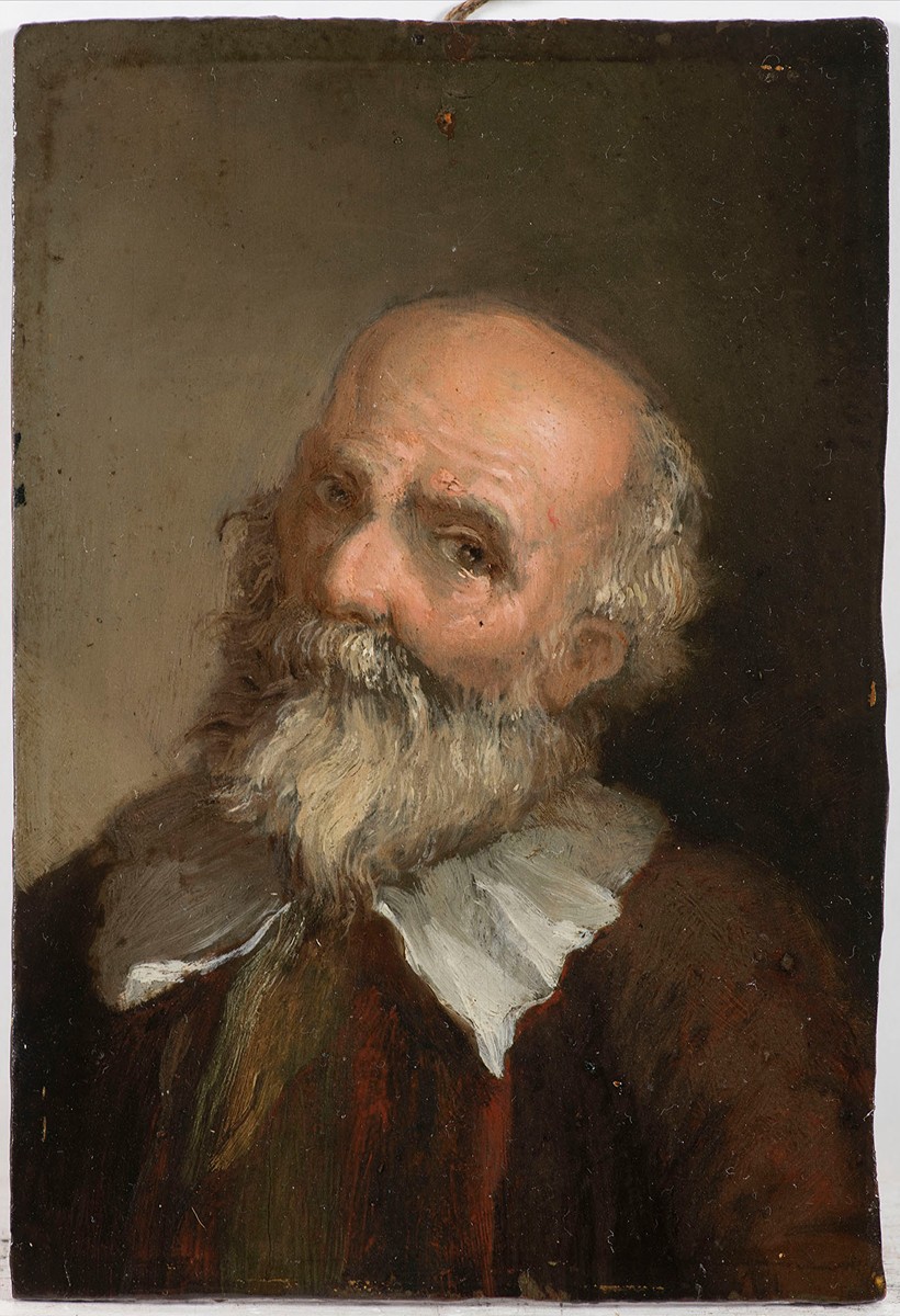 Johann Gabriel Lentzner (1737–1800) Attributed 
Portrait of an old man