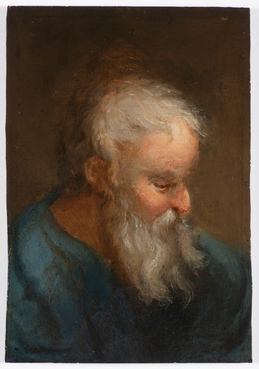 Johann Gabriel Lentzner (1737–1800) – Attributed 
Portrait of an old man