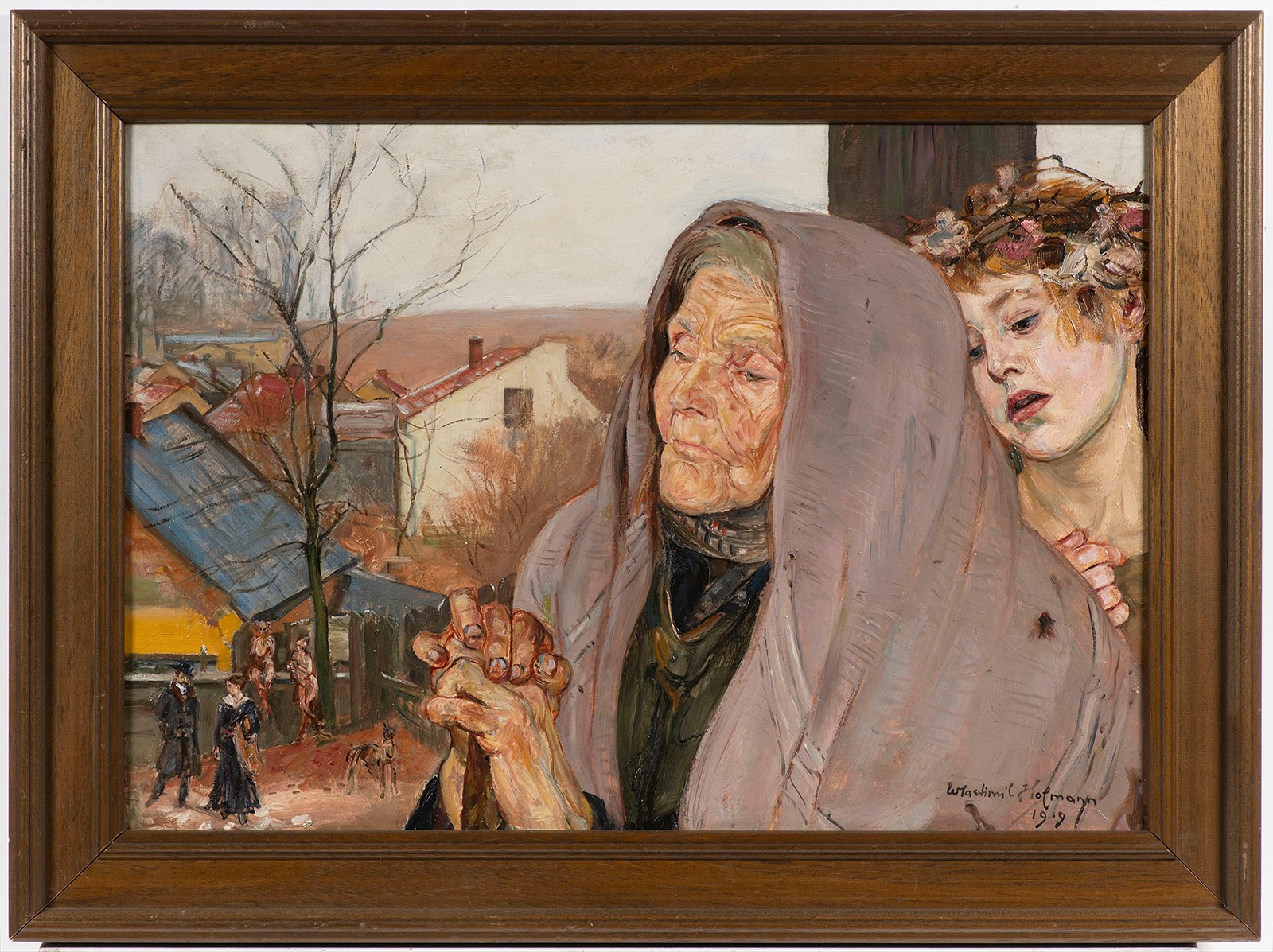Vlastimil Hofman (1881 - 1970) - Allegory of old age - 1919