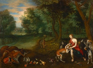 Jan Breughel the Younger (1601–1678)

Diana with her dogs after hunting
