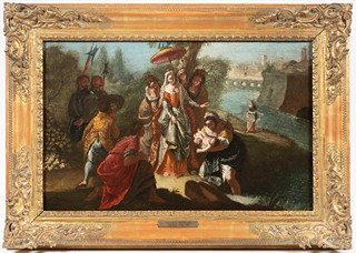Francesco Fontebasso (1707-1769) Attributed 
The Discovery of Moses